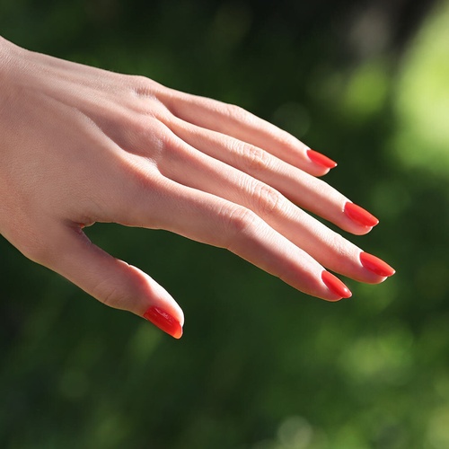 Green Nail Lacquer Red Cherry