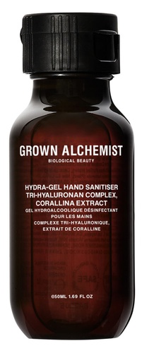 Grown Alchemist Hydra-Gel Hand Sanitiser: Tri- Hyaluronan Complex & Corallina Extract 50 ml