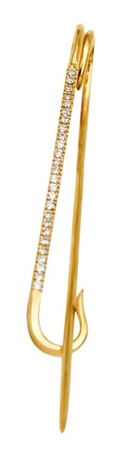 Hair Pin Gold with Diamonds