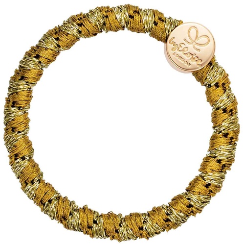 Woven Gold Circle Olive Green