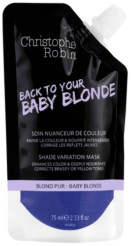 Shade variation mask pocket Baby blonde