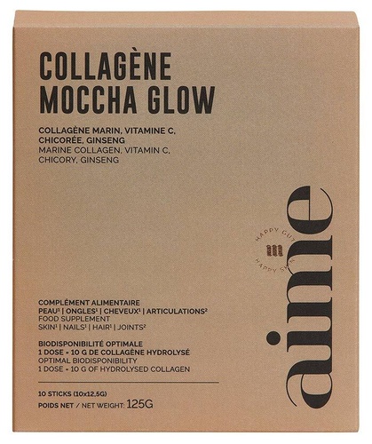 Aime Moccha Glow Collagen 10 pałeczek