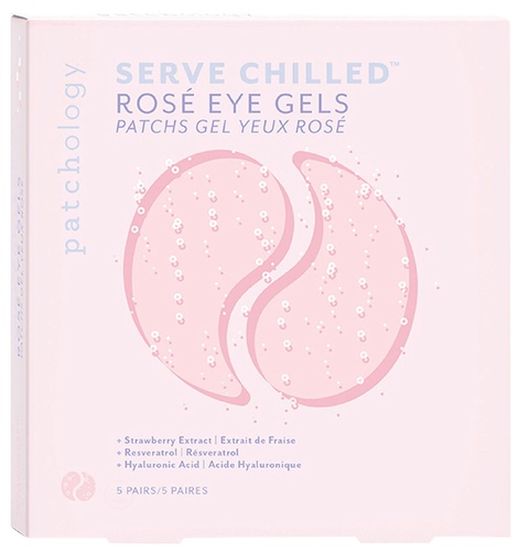 Served Chilled Rose Eye Gels 