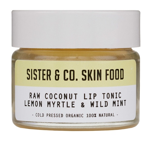 Raw Coconut Lip Tonic with Lemon Myrtle & Wild Mint
