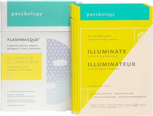 Patchology FlashMasque Illuminate 4 masques de feuille