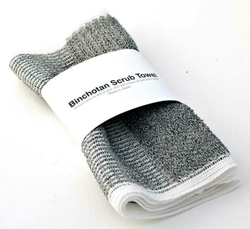 Binchotan Body Scrub Towel 