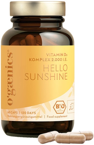 HELLO SUNSHINE Vitamin D3 Komplex 2000 I.E.