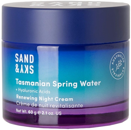 Sand & Sky Tasmanian Spring Water - Renewing Night Cream