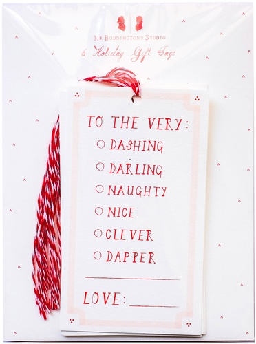 To The Very Dashing - Gift Tag