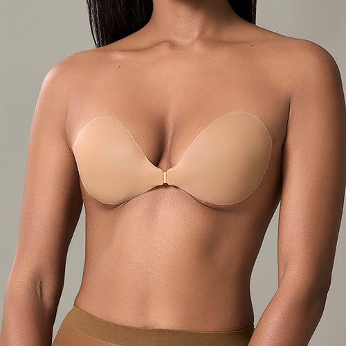 NuBra Feather Lite Super Light Adhesive Bra (Cup C, Nude) at  Women's  Clothing store