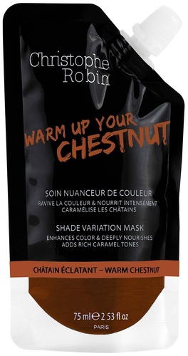 Shade variation mask pocket Warm chestnut