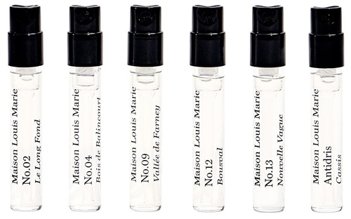  Maison Louis Marie - Natural Eau de Parfum Spray 6-Piece  Discovery Set, Luxury Clean Beauty + Non-Toxic Fragrance (0.05 fl oz