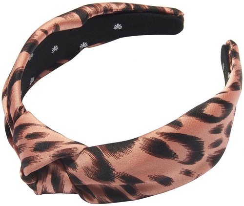 Silk Leopard Knotted Headband