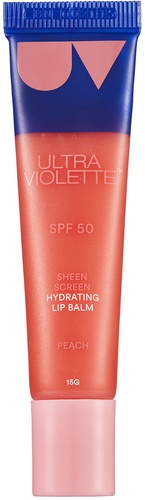ULTRA VIOLETTE Sheen Screen Hydrating Lip Balm SPF50 Peach