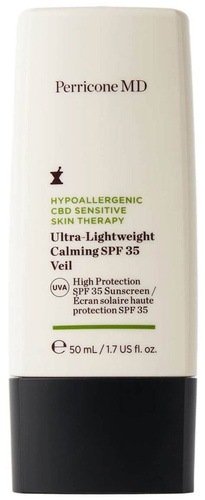 Hypoallergenic CBD Sensitive Skin Therapy Ultra Lightweight Calming SPF 35 Veil