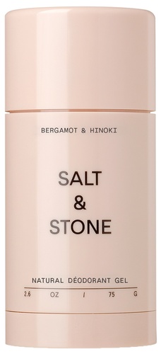 SALT & STONE Natural Deodorant Gel Bergamota e Hinoki