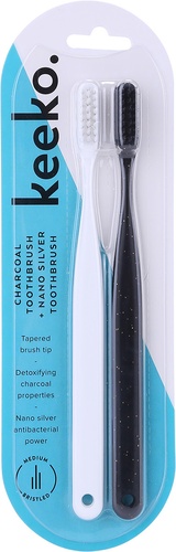 Charcoal & Nano Silver Toothbrush Set