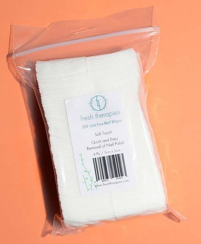 200 Dry Nail Wipes – Biodegradable