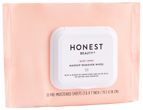 Honest Beauty Makeup Remover Wipes, 30 ct