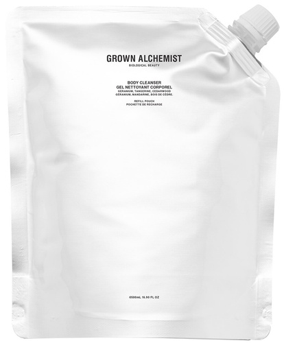 Grown Alchemist Body Cleanser Refill: Geranium, Tangerine, Cedarwood