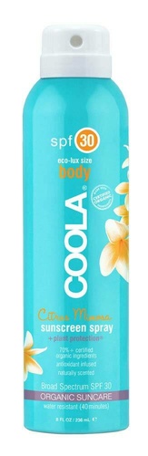 Eco-Lux Body Sunscreen Spray Spf 30 Citrus Mimosa