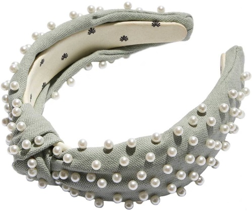 Pearl Woven Knotted Headband