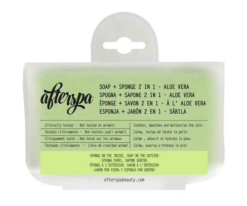 AfterSpa Aloe Bath & Shower Soap Sponge