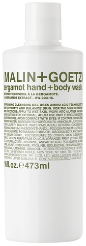 Malin + Goetz Bergamot Hand + Body Wash 473 ml
