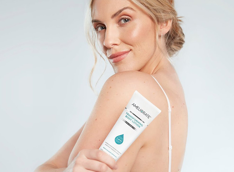 Keratosis Pilaris TREATMENT // Ameliorate Transforming Body Lotion