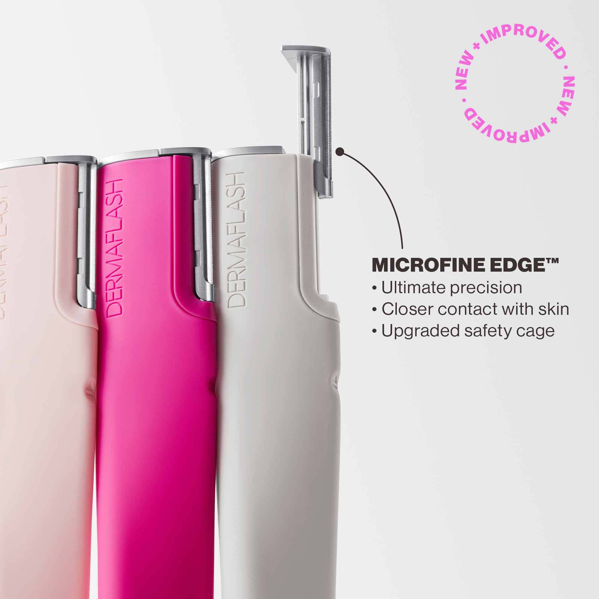 DERMAFLASH THE ESSENTIALS + Sonic Dermaplaning Refill Kit » buy online