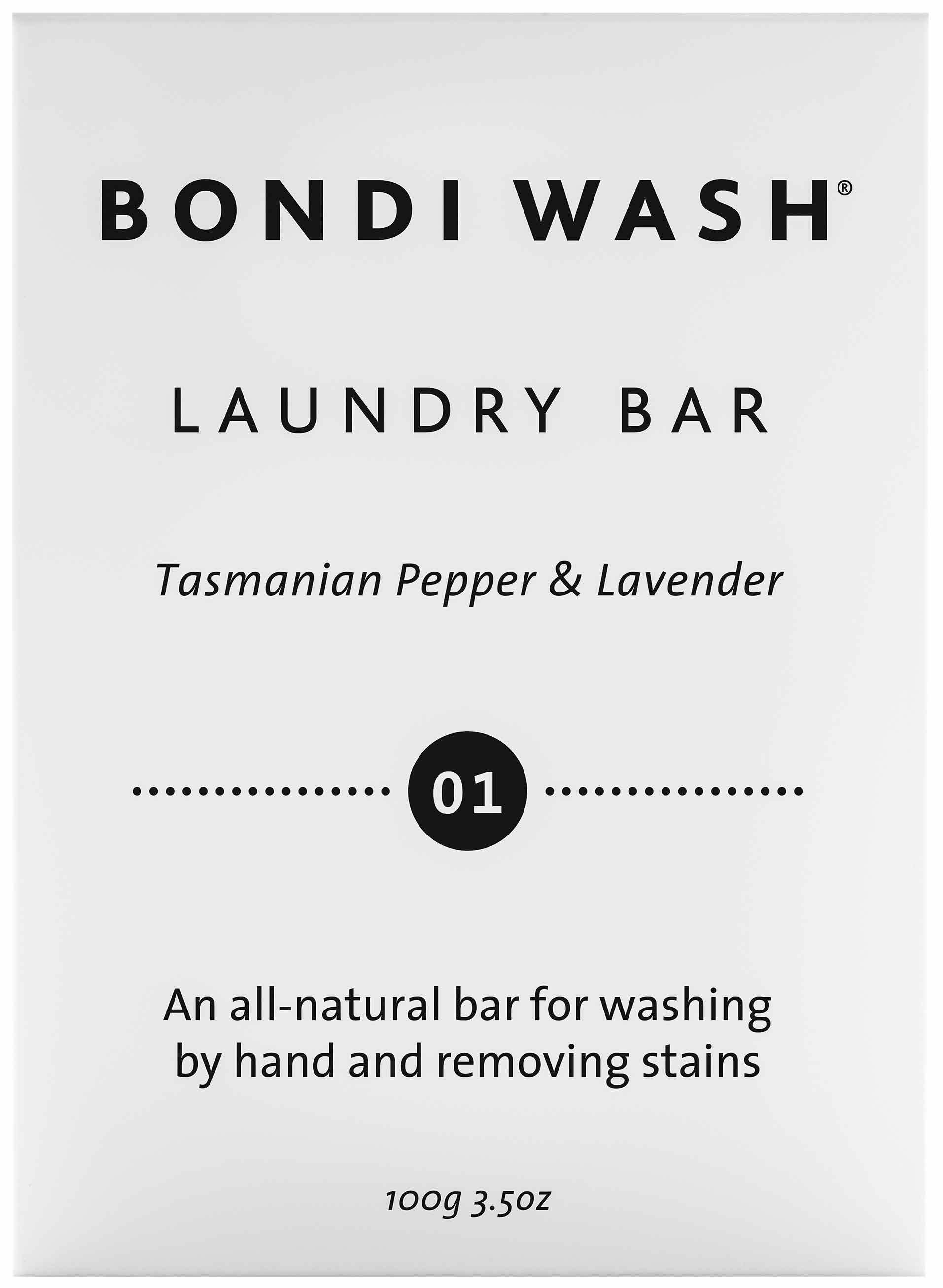 BONDI WASH Laundry Bar Tasmanian Pepper & Lavender » buy online NICHE