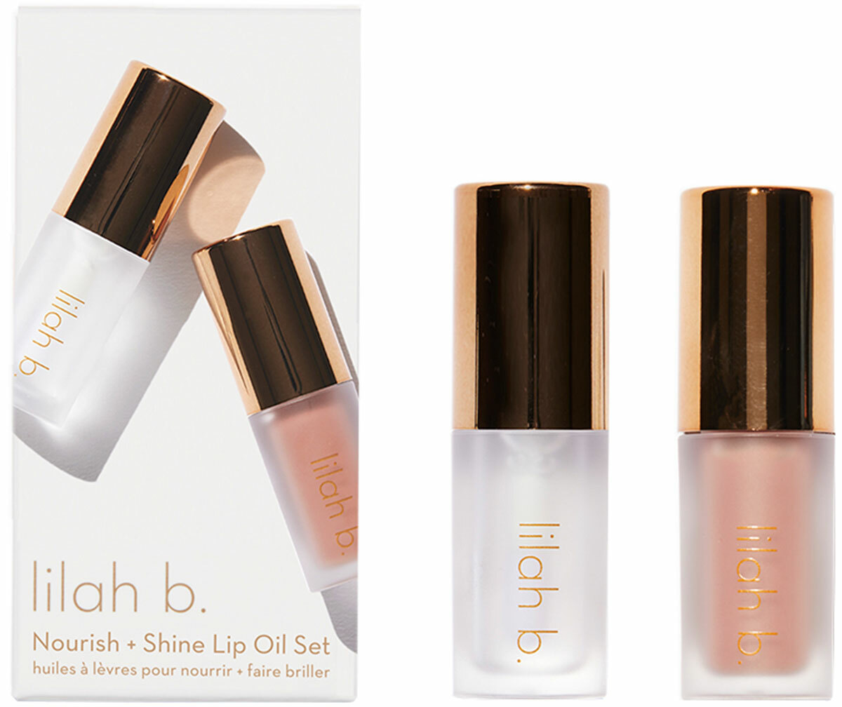 LILAH B. Lovingly Lip Nourish + Shine Lip Oil Set » buy online NICHE
