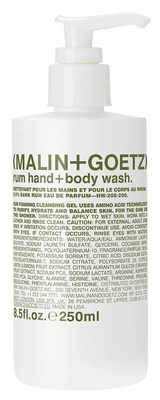 Malin + Goetz Rum Hand + Body Wash 250 ml