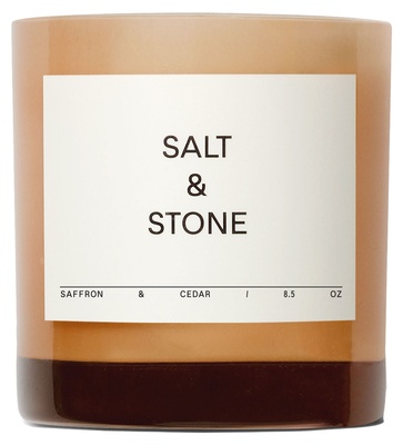 SALT & STONE Candle - Safron & Cedar