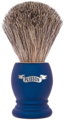 PLISSON 1808 Essential Russian grey shaving brush - Night Blue