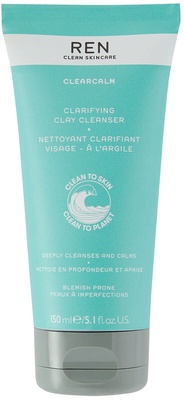 Ren Clean Skincare Clear Calm 3  Clarifying Clay Cleanser
