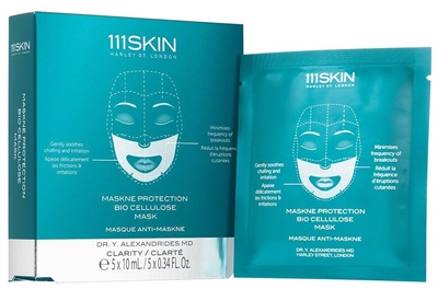 111 Skin Maskne Protection Biocellulose Mask Box 5 Stück