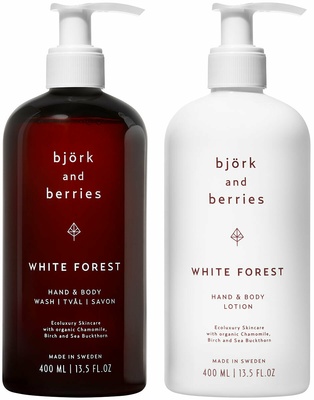 Björk & Berries White Forest Holiday Wash & Lotion Duo