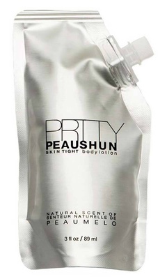 Prtty Peaushun Skin Tight Body Lotion Travel Size Dark