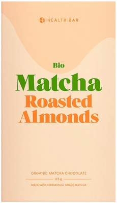 Health Bar Matcha Schokolade roasted almonds