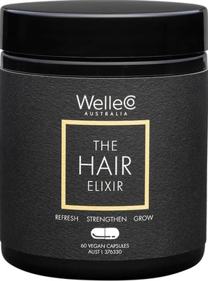 WelleCo The Hair Elixir 60 Capsules
