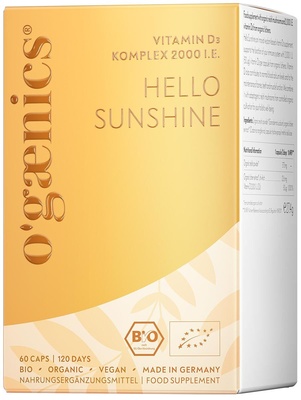 Ogaenics HELLO SUNSHINE Vitamin D3 Komplex 2000 I.E.