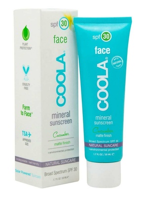 Coola® Mineral Face Moisturizer SPF 30  Matte Finish Cucumber