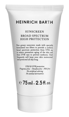 Heinrich Barth Sunscreen Broad  Spectrum High Protection SPF 30 75 ml