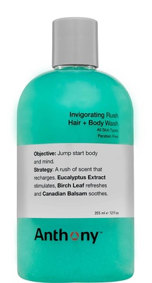 Anthony Invigorating Rush Hair & Body Wash 355 ml