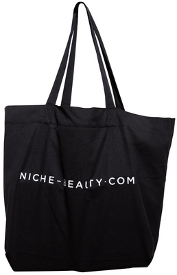 NICHE BEAUTY Niche-Beauty Black Canvas Shopper