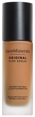 bareMinerals Original Pure Serum Radiant Natural Liquid Foundation SPF 20 MEDIUM  DEEP WARM 4