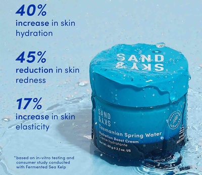 Sand & Sky Tasmanian Spring Water - Hydration Boost Cream