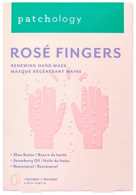 Patchology Rosé Fingers – Hydrating and Anti-Aging Hand Mask