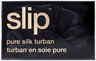 Slip Pure Silk Turban Nero